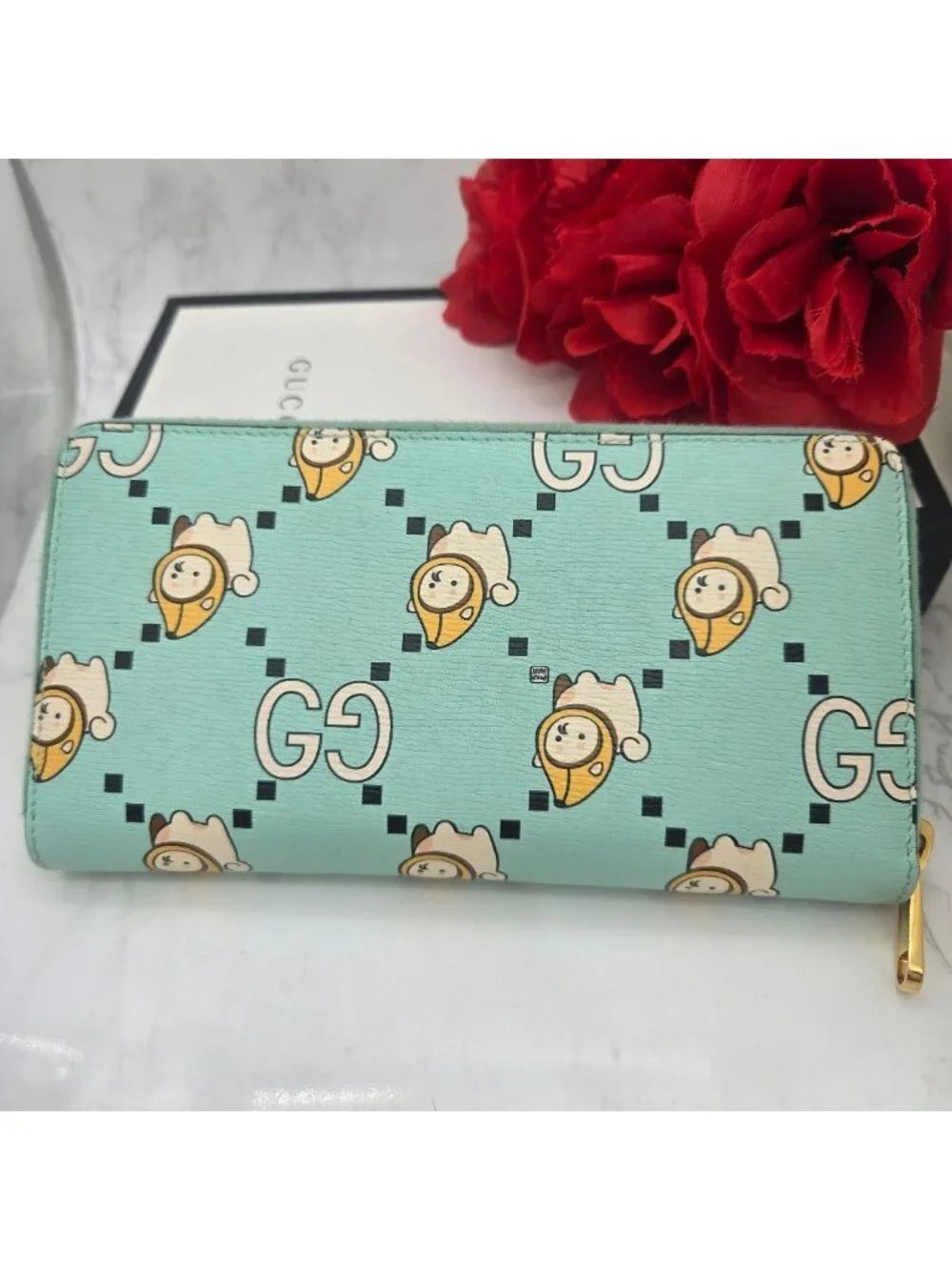 Gucci Wallet Animal Print Angela